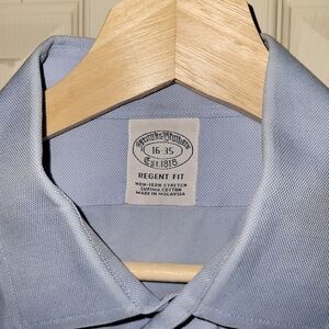 Brooks Brothers Regent Fit Light Blue Dress Shirt